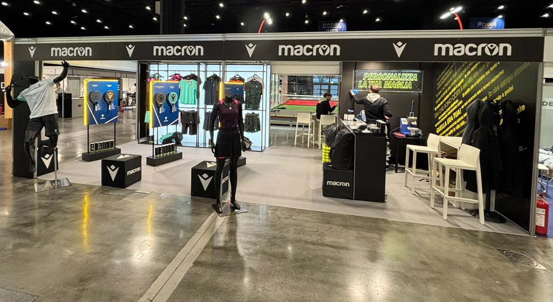 Macron at Padel Trend Expo 2024